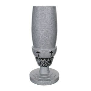 Crown Gray Vase